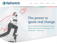 Tablet Screenshot of epicentricconsulting.com
